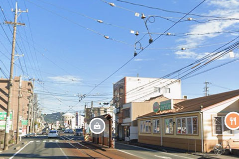 道案内（豊橋駅方面から）