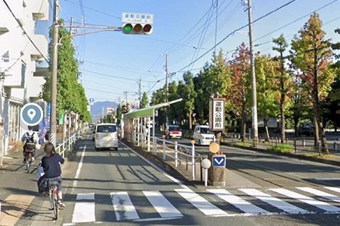 道案内（豊橋市岩田運動公園方面）